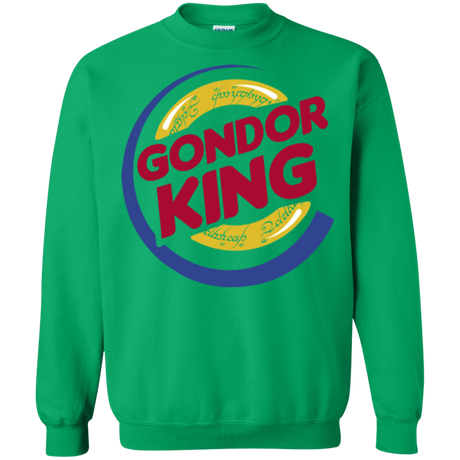 Sweatshirts Irish Green / Small Gondor King Crewneck Sweatshirt