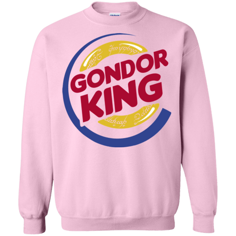 Sweatshirts Light Pink / Small Gondor King Crewneck Sweatshirt