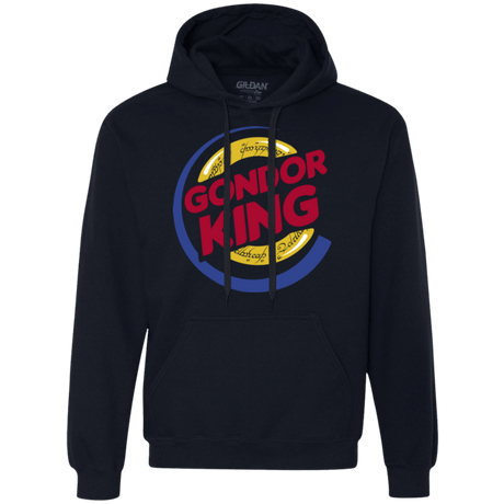Sweatshirts Navy / Small Gondor King Premium Fleece Hoodie