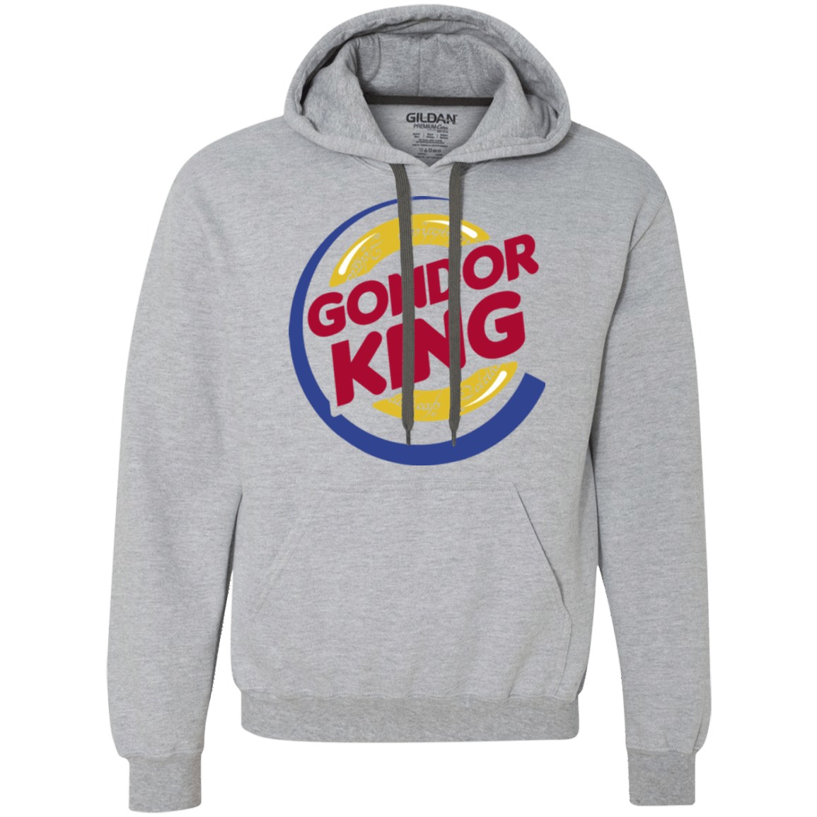Sweatshirts Sport Grey / Small Gondor King Premium Fleece Hoodie