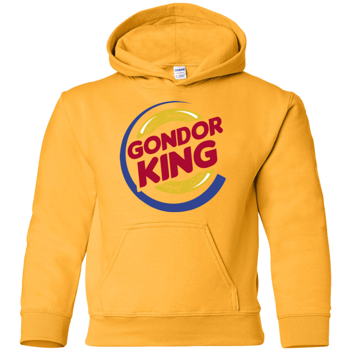 Sweatshirts Gold / YS Gondor King Youth Hoodie