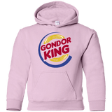Sweatshirts Light Pink / YS Gondor King Youth Hoodie
