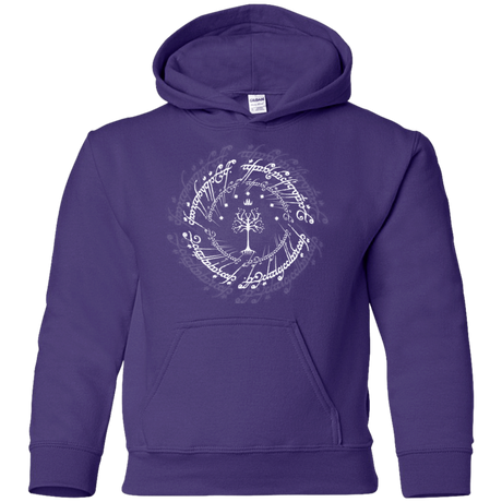 Sweatshirts Purple / YS Gondor Youth Hoodie