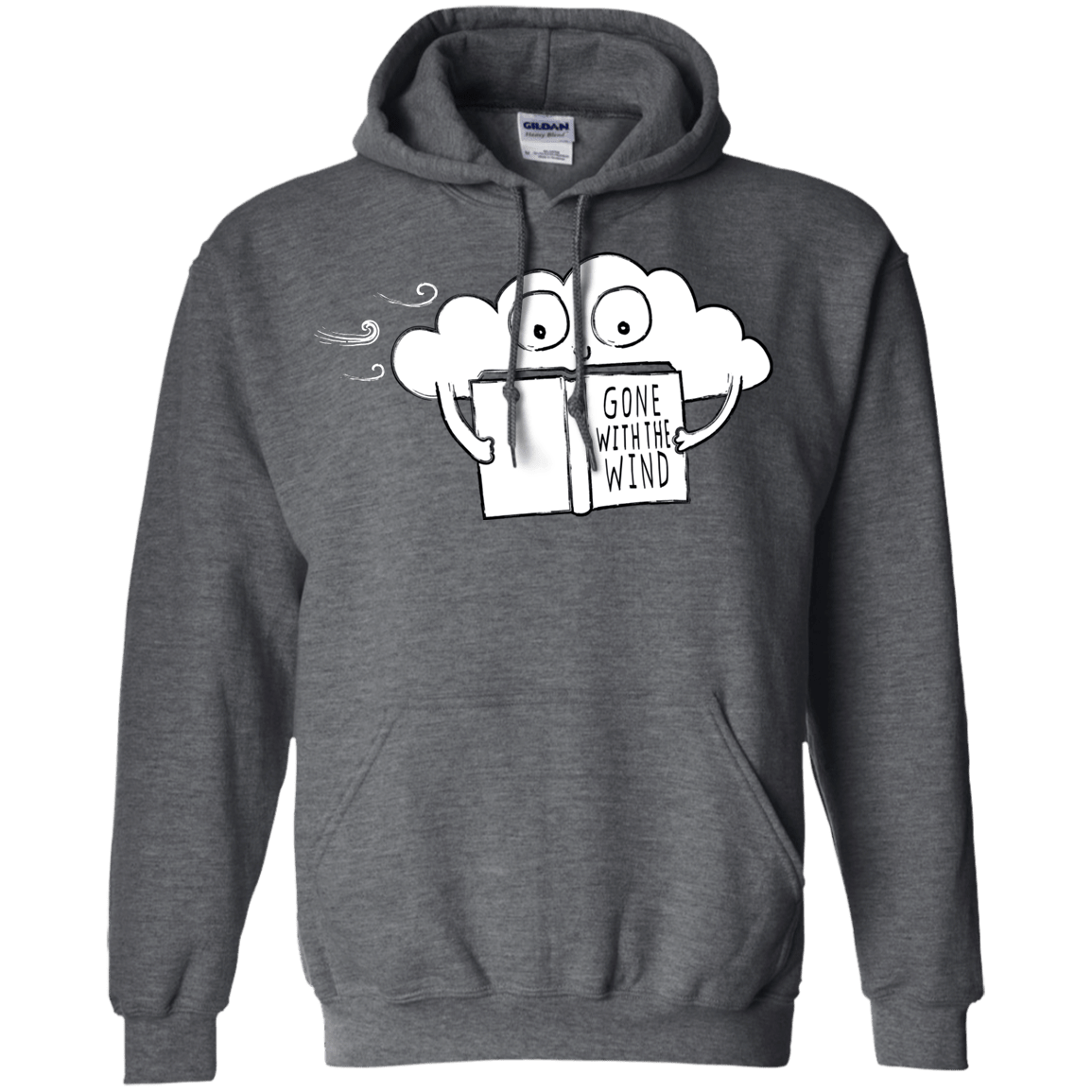 Sweatshirts Dark Heather / S Gone with the Wind Pullover Hoodie