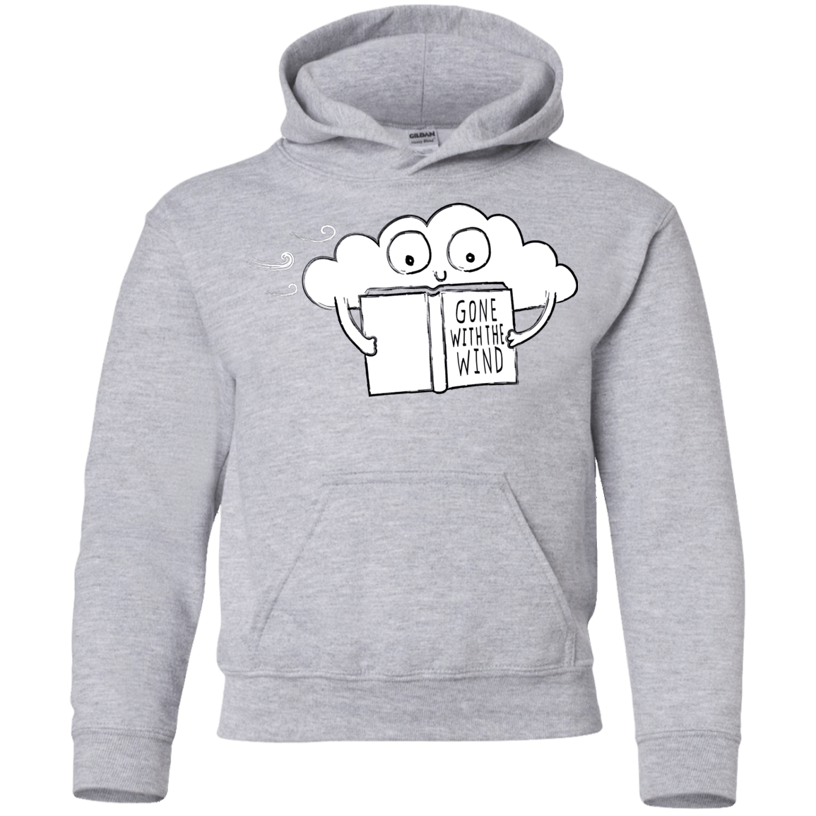 Sweatshirts Sport Grey / YS Gone with the Wind Youth Hoodie