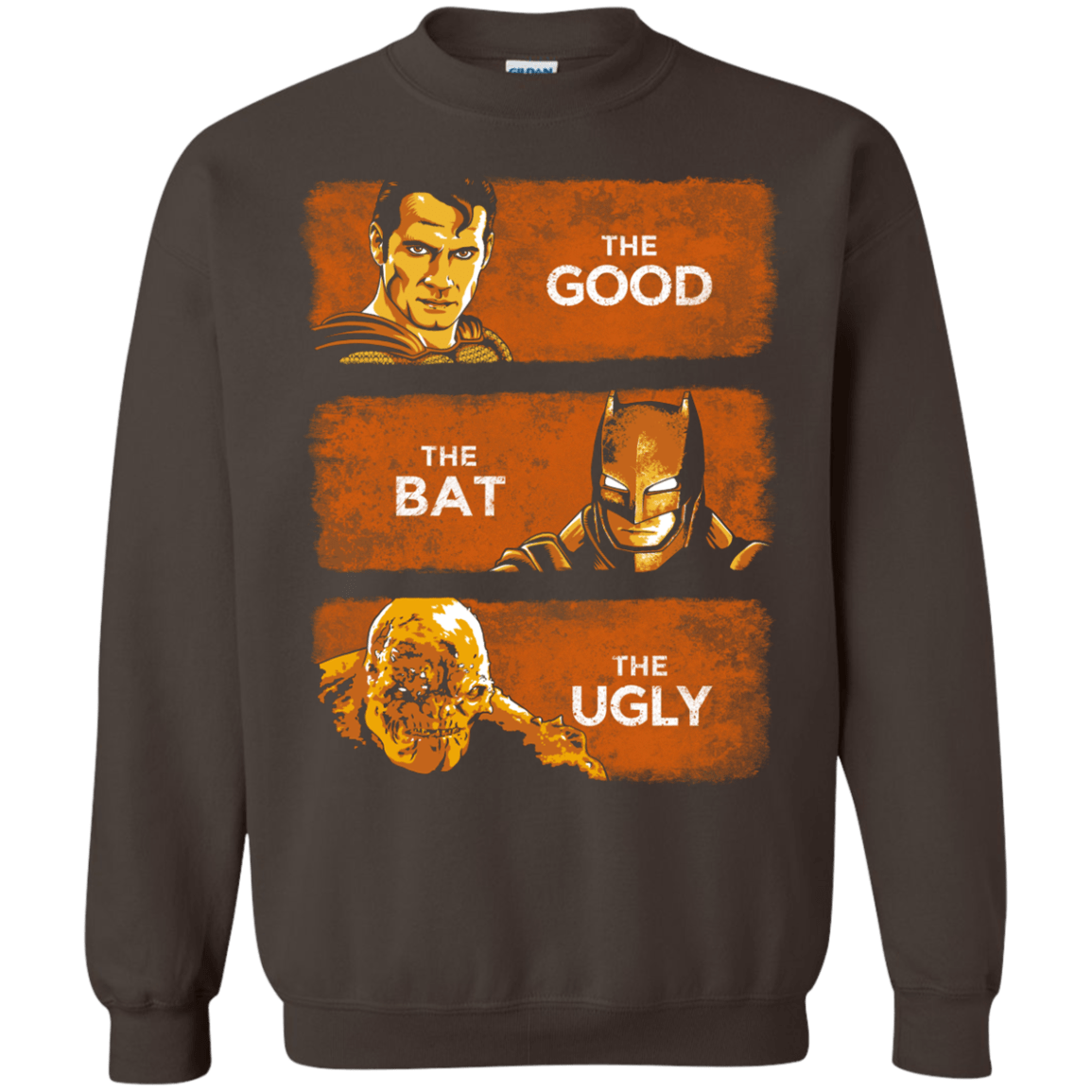 Sweatshirts Dark Chocolate / S Good, Bat, Ugly Crewneck Sweatshirt