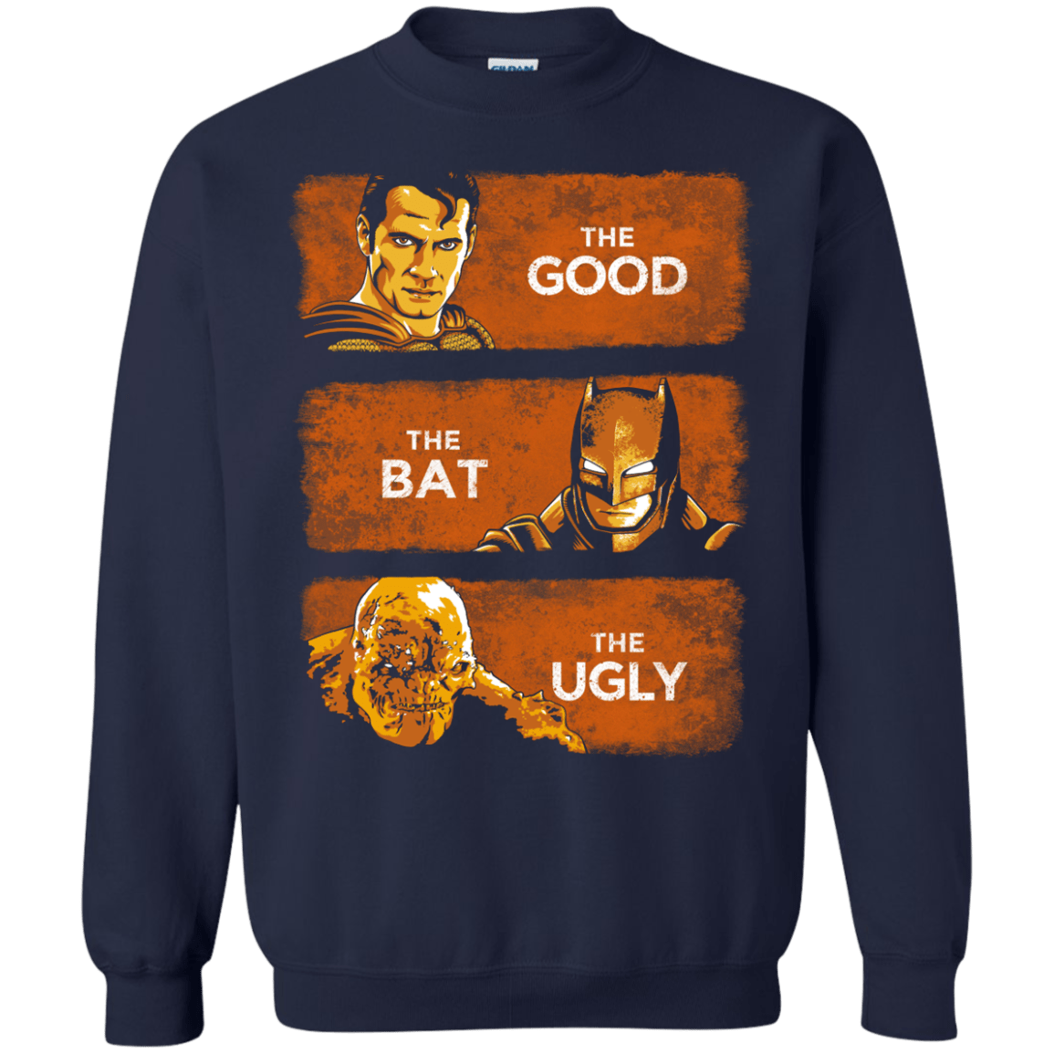 Sweatshirts Navy / S Good, Bat, Ugly Crewneck Sweatshirt