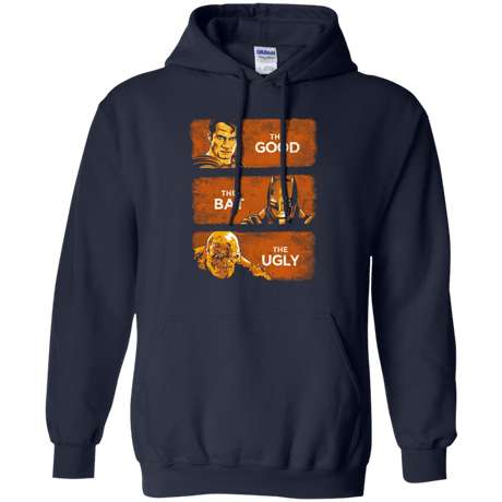 Sweatshirts Navy / S Good, Bat, Ugly Pullover Hoodie