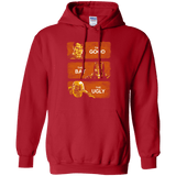Sweatshirts Red / S Good, Bat, Ugly Pullover Hoodie