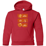 Sweatshirts Red / YS Good, Bat, Ugly Youth Hoodie