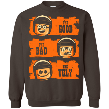 Sweatshirts Dark Chocolate / Small GOOD COP BAD COP UGLY COP Crewneck Sweatshirt