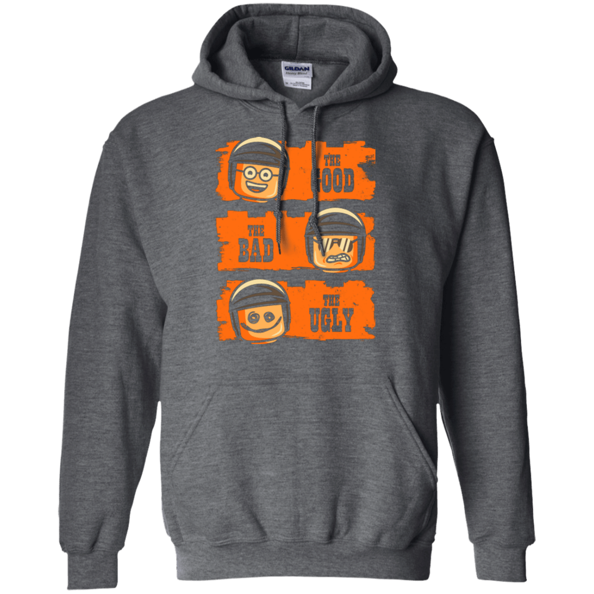 Sweatshirts Dark Heather / Small GOOD COP BAD COP UGLY COP Pullover Hoodie