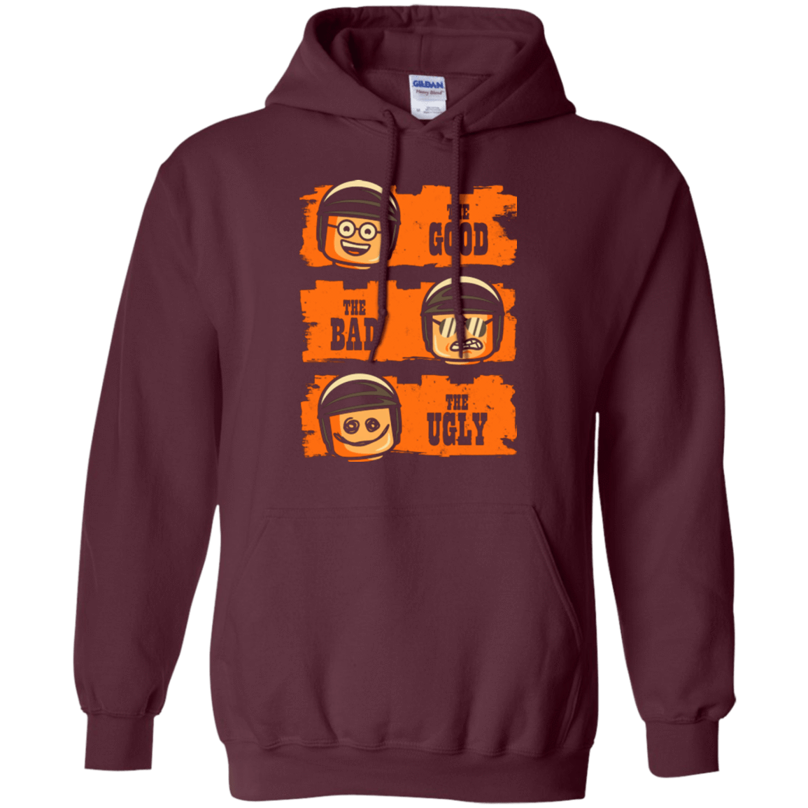 Sweatshirts Maroon / Small GOOD COP BAD COP UGLY COP Pullover Hoodie