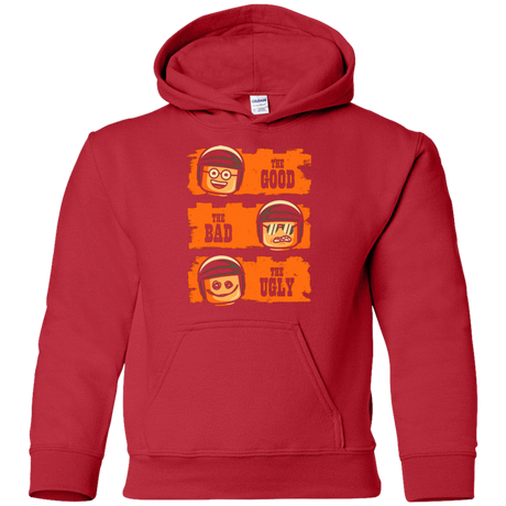Sweatshirts Red / YS GOOD COP BAD COP UGLY COP Youth Hoodie