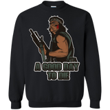 Sweatshirts Black / Small Good Day To Die Crewneck Sweatshirt