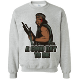 Sweatshirts Sport Grey / Small Good Day To Die Crewneck Sweatshirt