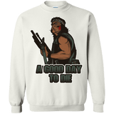 Sweatshirts White / Small Good Day To Die Crewneck Sweatshirt