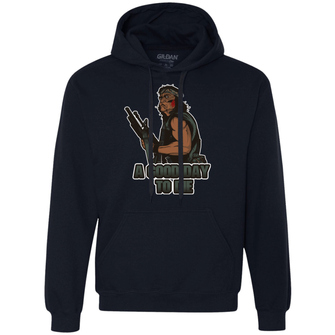 Sweatshirts Navy / Small Good Day To Die Premium Fleece Hoodie