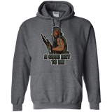 Sweatshirts Dark Heather / Small Good Day To Die Pullover Hoodie