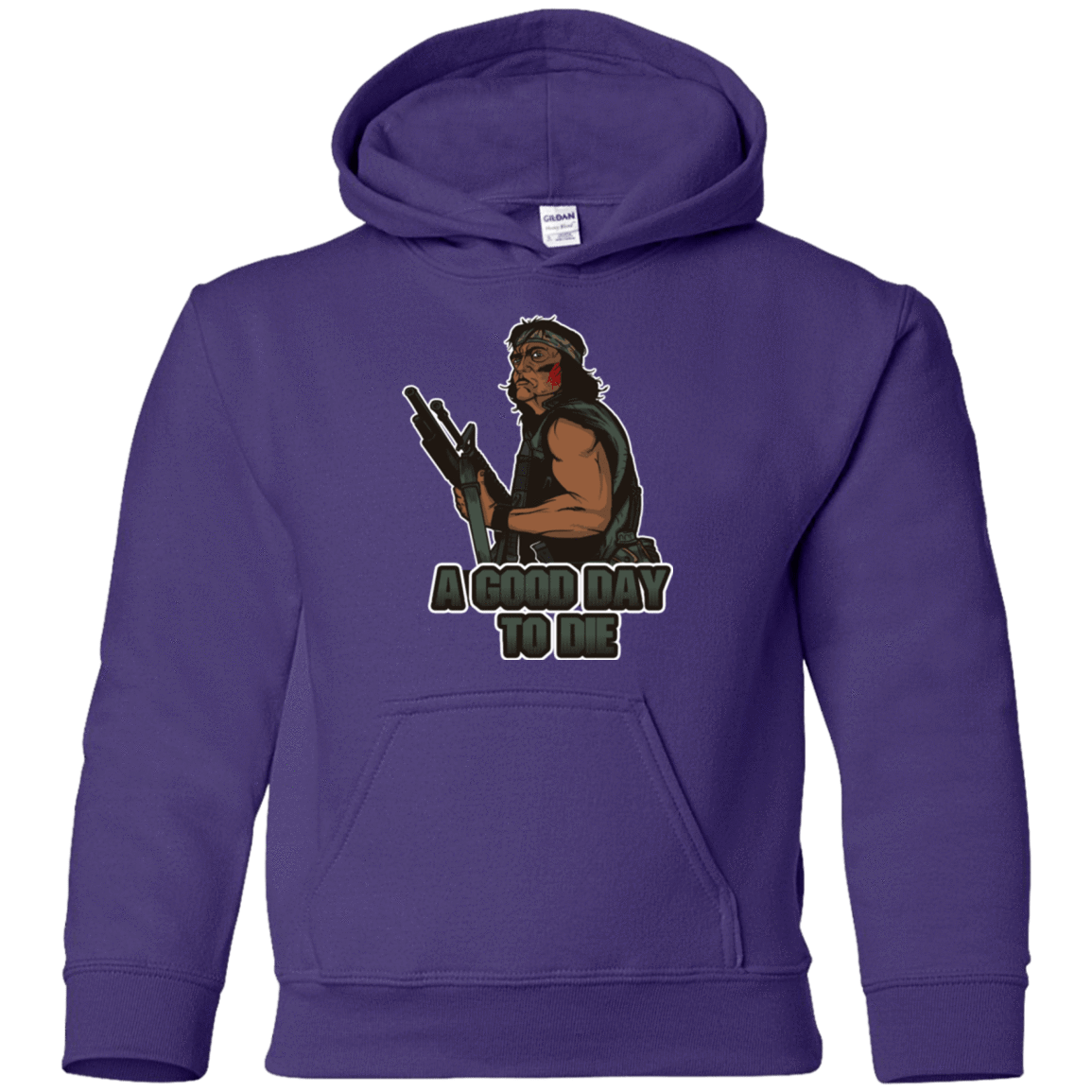 Sweatshirts Purple / YS Good Day To Die Youth Hoodie
