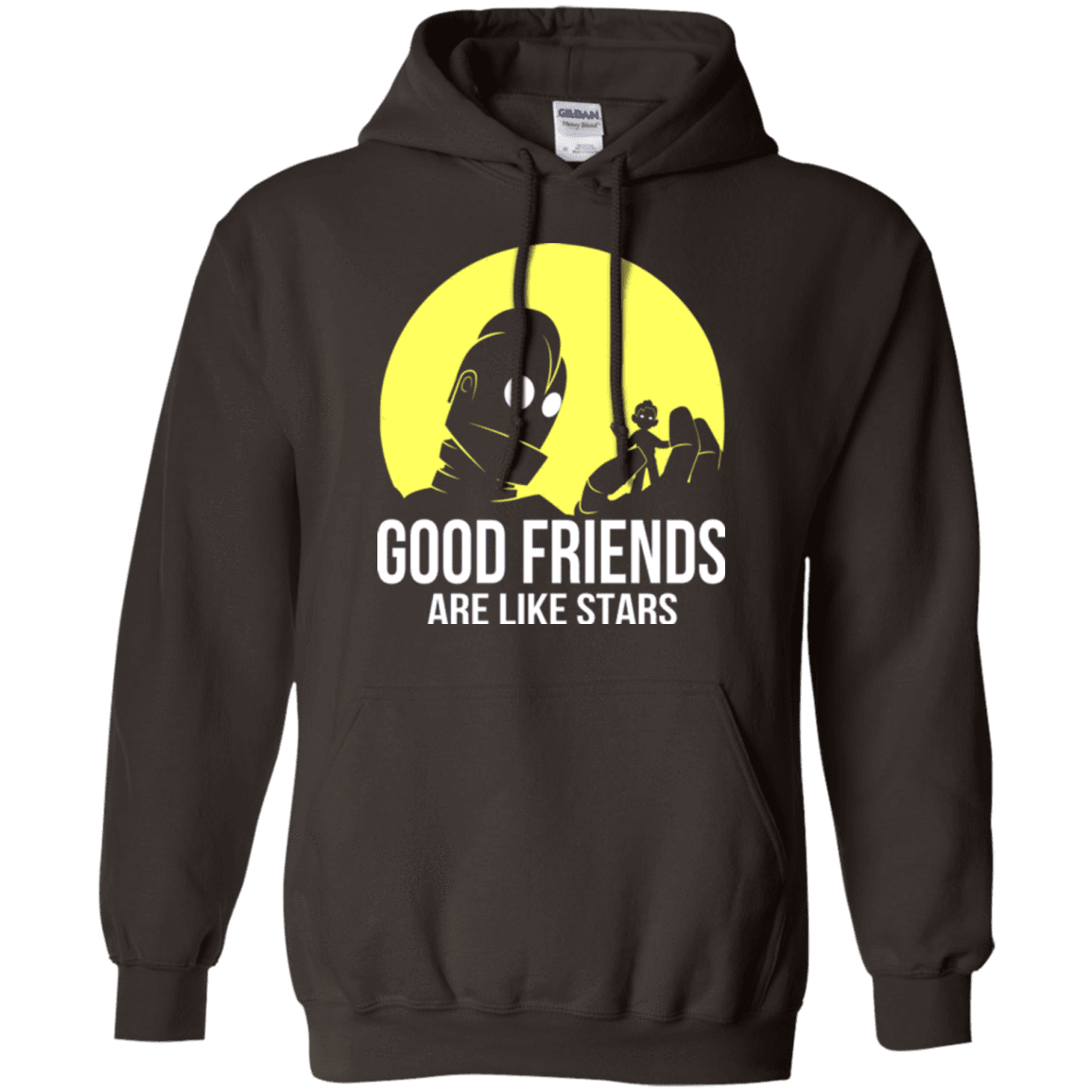 Sweatshirts Dark Chocolate / Small Good friends Pullover Hoodie