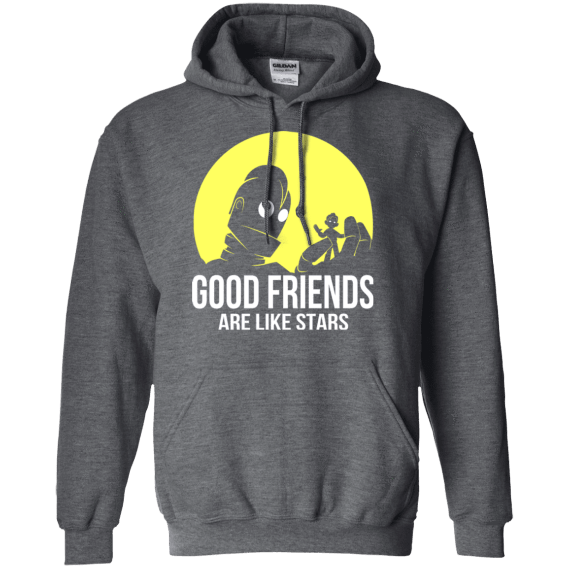 Sweatshirts Dark Heather / Small Good friends Pullover Hoodie