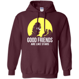 Sweatshirts Maroon / Small Good friends Pullover Hoodie