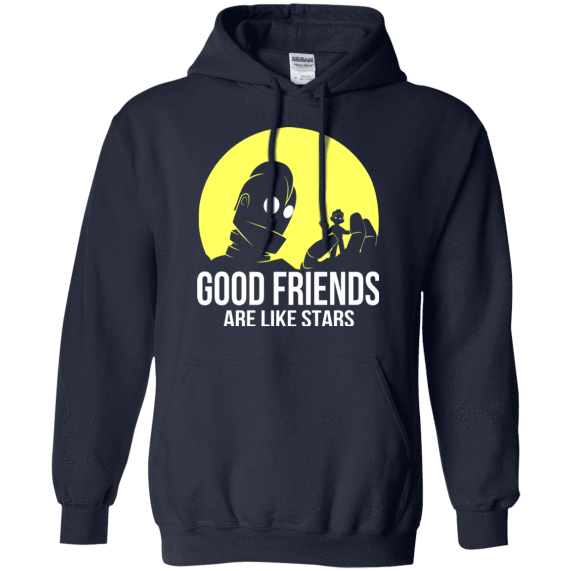 Sweatshirts Navy / Small Good friends Pullover Hoodie