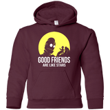 Sweatshirts Maroon / YS Good friends Youth Hoodie