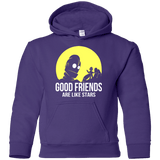 Sweatshirts Purple / YS Good friends Youth Hoodie