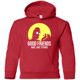 Sweatshirts Red / YS Good friends Youth Hoodie