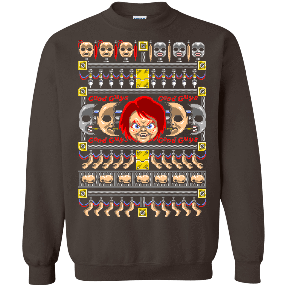 Sweatshirts Dark Chocolate / Small Good Guy Ugly Sweater Crewneck Sweatshirt