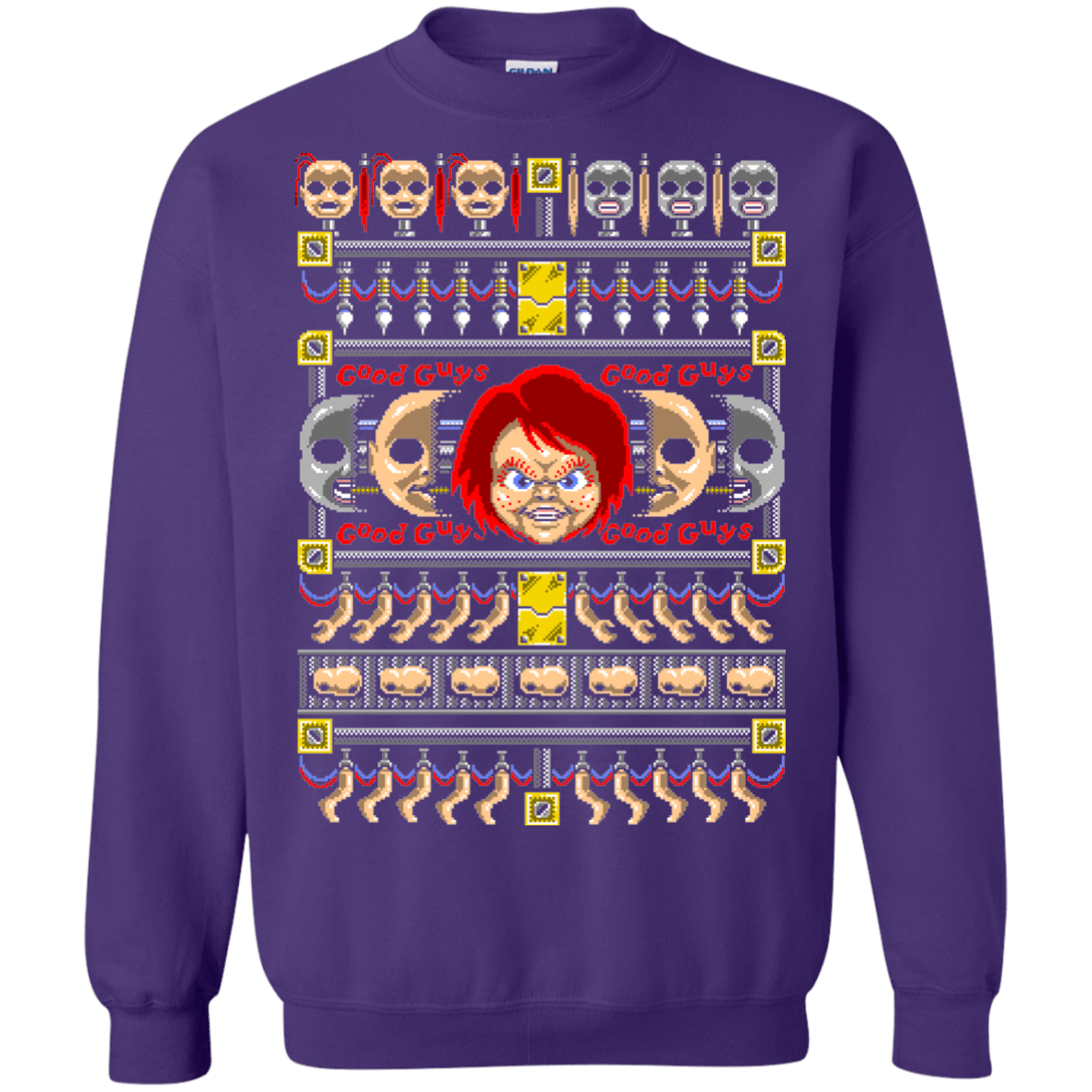 Sweatshirts Purple / Small Good Guy Ugly Sweater Crewneck Sweatshirt