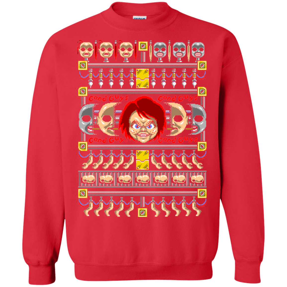 Sweatshirts Red / Small Good Guy Ugly Sweater Crewneck Sweatshirt