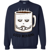 Sweatshirts Navy / Small Good morning Crewneck Sweatshirt