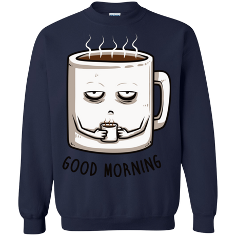 Sweatshirts Navy / Small Good morning Crewneck Sweatshirt
