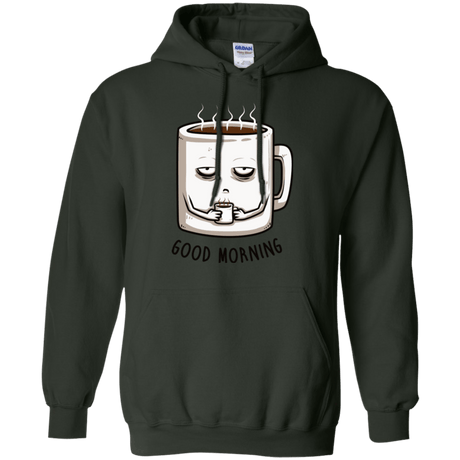 Sweatshirts Forest Green / Small Good morning Pullover Hoodie