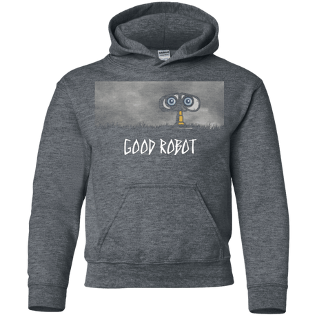 Sweatshirts Dark Heather / YS GOOD ROBOT Youth Hoodie
