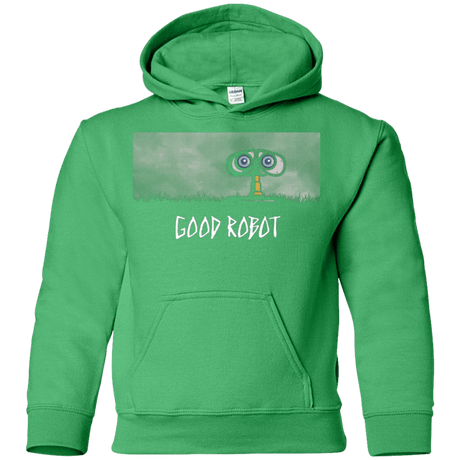 Sweatshirts Irish Green / YS GOOD ROBOT Youth Hoodie
