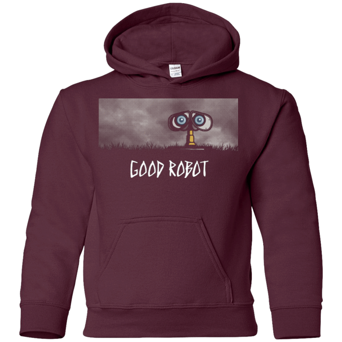 Sweatshirts Maroon / YS GOOD ROBOT Youth Hoodie