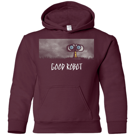 Sweatshirts Maroon / YS GOOD ROBOT Youth Hoodie