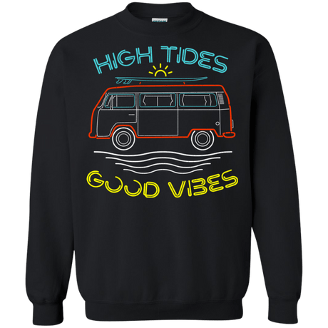 Sweatshirts Black / S Good Vibes Crewneck Sweatshirt