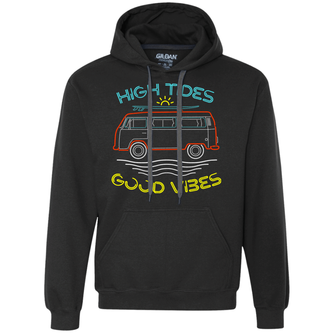 Sweatshirts Black / S Good Vibes Premium Fleece Hoodie