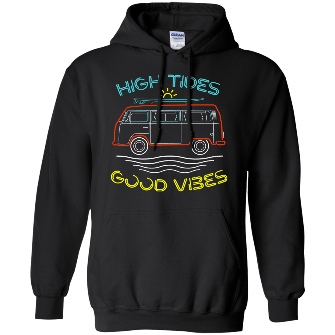 Sweatshirts Black / S Good Vibes Pullover Hoodie