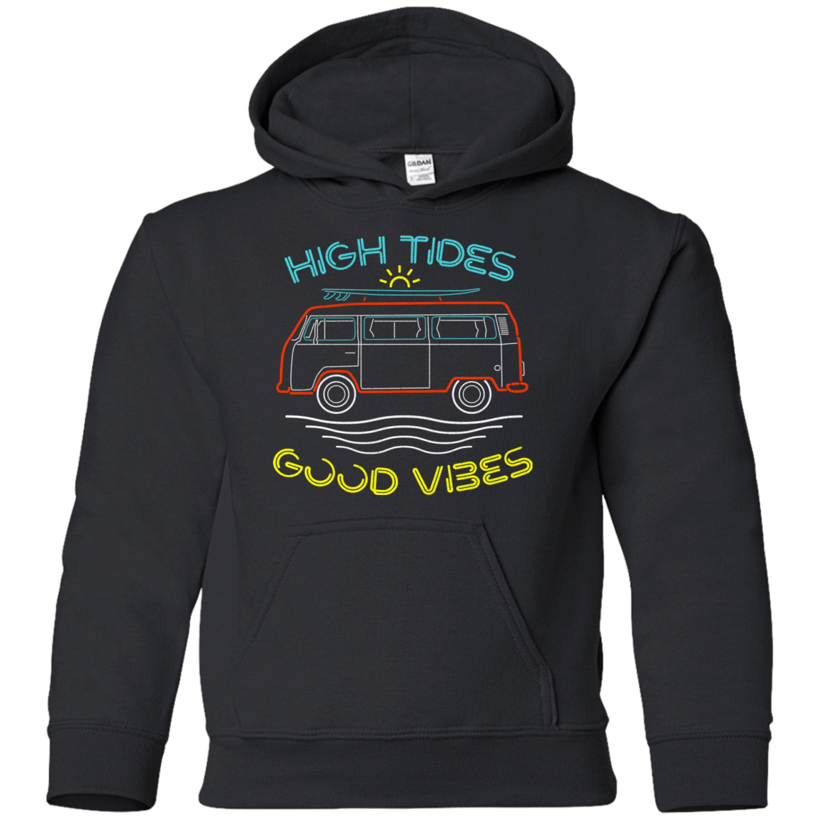 Sweatshirts Black / YS Good Vibes Youth Hoodie