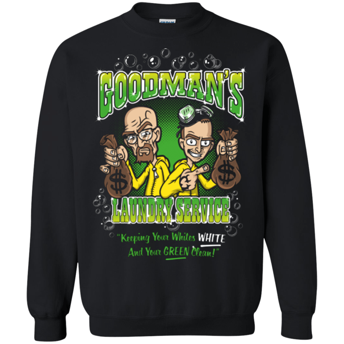 Sweatshirts Black / Small Goodman's Laundry Service Crewneck Sweatshirt