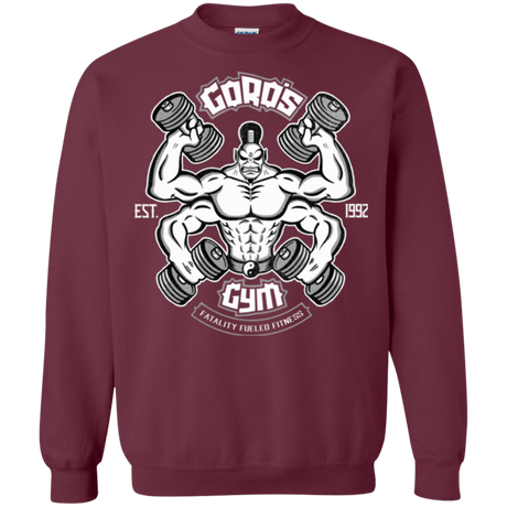 Sweatshirts Maroon / Small Goros Gym Crewneck Sweatshirt