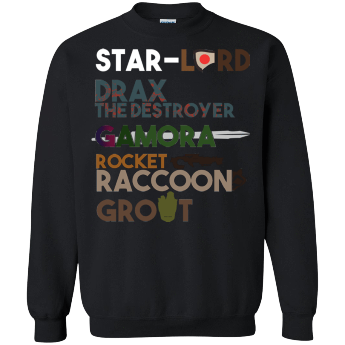 Sweatshirts Black / Small GOTG Hel Crewneck Sweatshirt