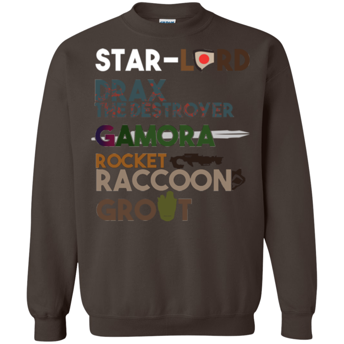 Sweatshirts Dark Chocolate / Small GOTG Hel Crewneck Sweatshirt