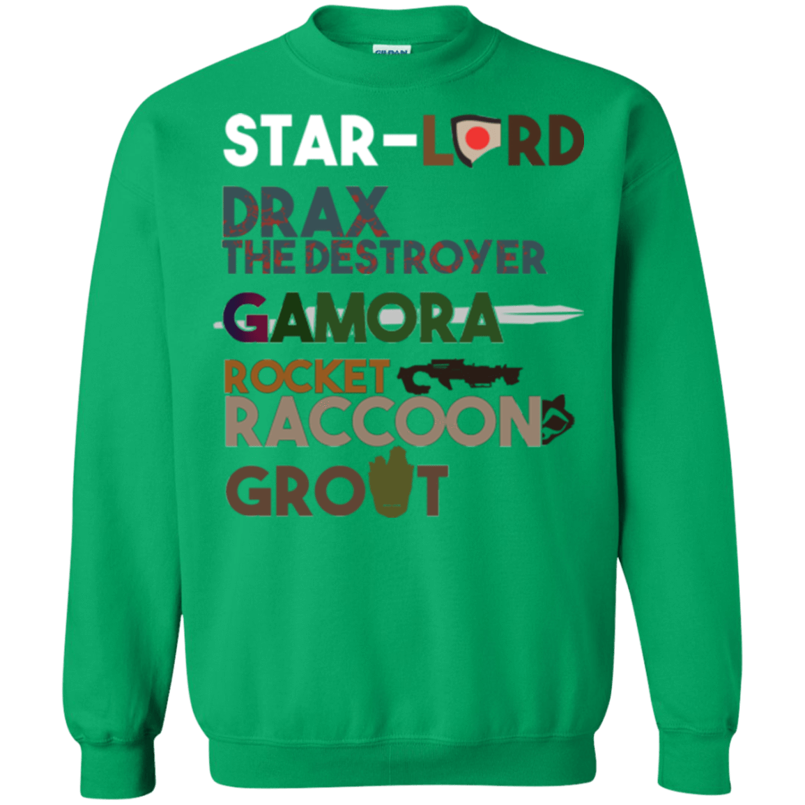 Sweatshirts Irish Green / Small GOTG Hel Crewneck Sweatshirt